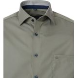 CASA MODA - Modern Fit - Overhemd - Groen - Strijkvriendelijk