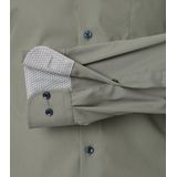 CASA MODA - Modern Fit - Overhemd - Groen - Strijkvriendelijk