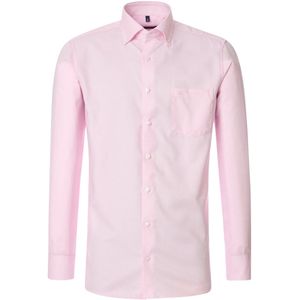 CASA MODA - Oxford - Overhemd - Roze - Strijkvriendelijk - Boordmaat: 56