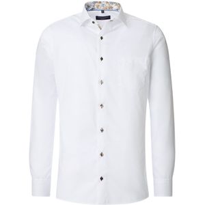 CASA MODA - Modern Fit - Overhemd - Wit - Popeline