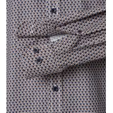 CASA MODA - Casual Overhemd - Blauw - Poplin - Lange Mouwen