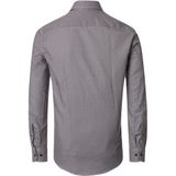 CASA MODA - Casual Overhemd - Blauw - Poplin - Lange Mouwen