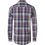 CASA MODA - Sport Comfort Fit - Overhemd - Blauw Geruit - Strijkvriendelijk