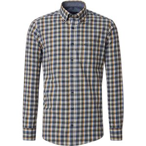 CASA MODA - Casual Fit Overhemd - Licht Blauw - Twill - Lange Mouwen