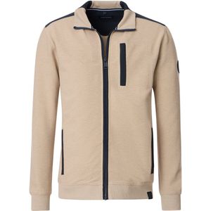 Casa Moda - Vest - Beige - 95% Katoen, 5% Stretch - Regular-Fit