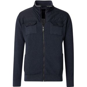 Casamoda - Vest - Blauw - 100% Katoen