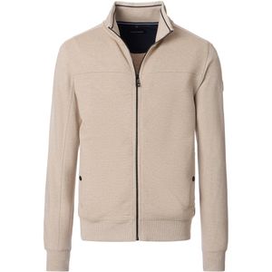 Casa Moda - Vest - Beige - Katoen - Ronde Hals