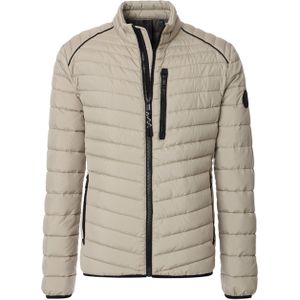 Casa Moda Jas Lightweight Ribstop Ecru - Maat 3XL - Heren - Tussenjas