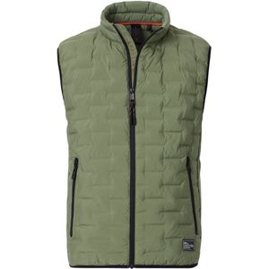 Casa Moda - Bodywarmer - Groen - Gewatteerd - 100% Polyester