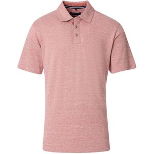 Casa Moda - Polo - Roze Gemêleerd - Katoen/Linnen - Korte Mouw