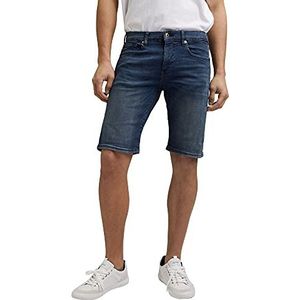 edc by ESPRIT Jeansshort voor heren, 901/Blue Dark Wash., 28