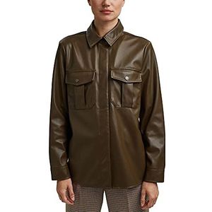 ESPRIT Collection Damesblouse, Donkere kaki 355
