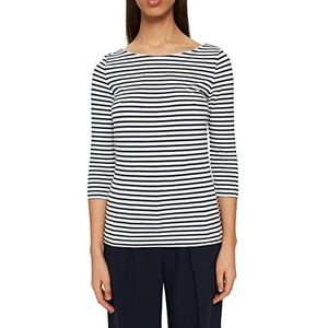 ESPRIT Dames 012EE1K344 T-shirt, 400/NAVY, standaard