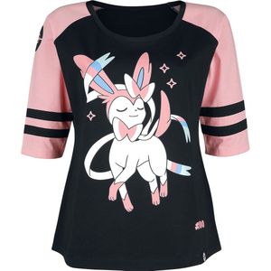 Pokémon - Gaming Shirt met lange mouwen - Feelinara - S - voor Vrouwen - zwart-felroze