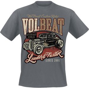 Volbeat - Louder And Faster - T-shirt - Grijs