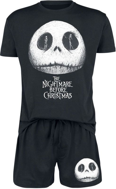 The Nightmare Before Christmas - Jack & Sally - Pyjama - Zwart