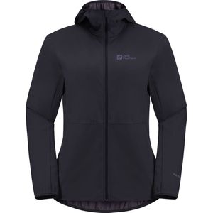 Jack Wolfskin - FELDBERG HOODY - Jack - Grafiet - 100% Polyester - Ademend, Elastisch, Waterafstotend, Winddicht