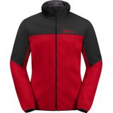 Jack Wolfskin FELDBERG HOODY Heren Outdoorjas rode gloei