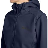 Jack Wolfskin - Bornberg Hoodie - Hoodie - Blauw - Polyester