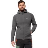 Jack Wolfskin Fleecejacke »BAISELBERG HOODED FZ M«, mit Kapuze