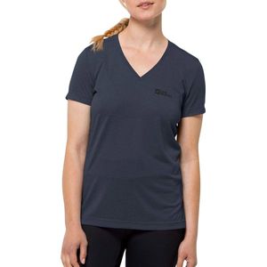 Jack Wolfskin CROSSTRAIL T WOMEN Dames Outdoorshirt - night blauw