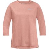Jack Wolfskin Crosstrail 3 4 T Women - Outdoorshirt - Dames - 3 4 Mouw - Rose Dawn