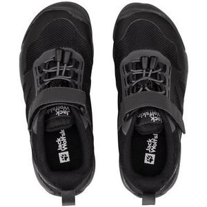 Jack Wolfskin Villi Action Low K Wandelschoen voor kinderen, uniseks, zwart, 26 EU