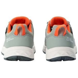 Jack Wolfskin Woodland 2 Texapore Low K wandelschoenen voor kinderen, uniseks, muntleaf, 26 EU