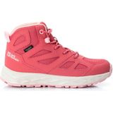 Jack Wolfskin Woodland 2 Texapore Mid K Wandelschoenen, uniseks, kinderen, Roze