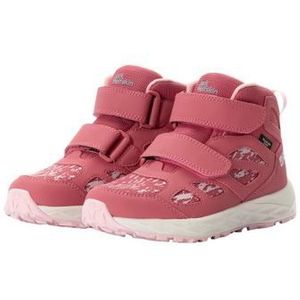 Jack Wolfskin Woodland 2 Texapore Mid Vc K Wandelschoen voor kinderen, uniseks, Zacht roze, 30 EU