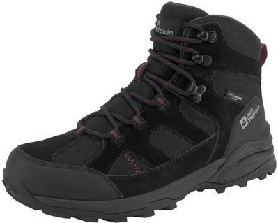 Jack Wolfskin - Trail Hiker - Wandelschoen - Zwart - Leer/Textiel
