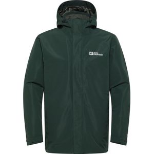Jack Wolfskin ALTENBERG 3IN1 JKT Heren Outdoorjas black olive