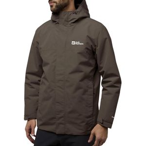 TEXAPORE - Capuchonjack - Cold/Koffie - 100% Polyester