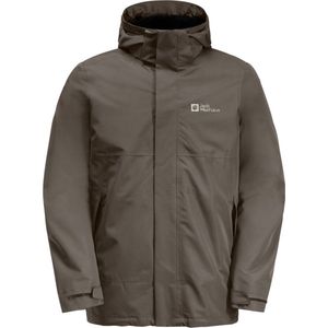 Jack Wolfskin - LUNTAL 3IN1 JKT - Functioneel Jack - Groen - Waterdicht