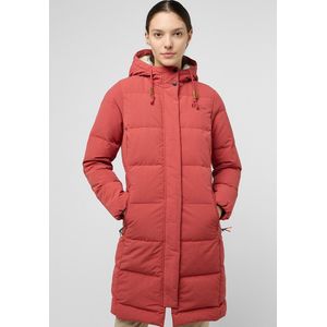 Winterjassen - Rood/Coral - 100% Polyamide - Met Capuchon