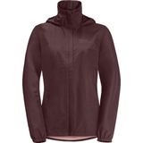 Jack Wolfskin STORMY POINT 2L JKT W Dames Outdoorjas red ochre