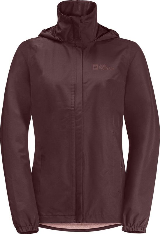 Jack Wolfskin STORMY POINT 2L JKT W Dames Outdoorjas red ochre