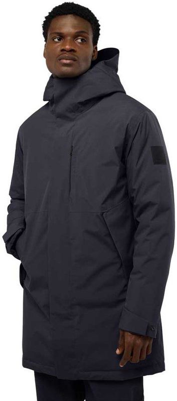 Jack Wolfskin - Brandenburger Coat - Donsjas - Waterdicht - Lange Parka - Zwart