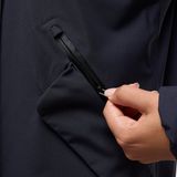 Jack Wolfskin - Brandenburger Coat - Donsjas - Waterdicht - Lange Parka - Zwart