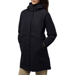 Jack Wolfskin BAYLIGHT 3IN1 COAT Dames Outdoorjas - Black - Gerycycled Texapore Ecosphere Pro