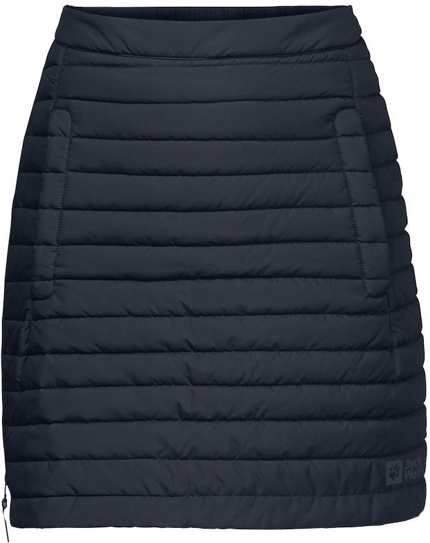 Jack Wolfskin Iceguard Rok - Warme Winddichte Rok - Zwart - Synthetisch Materiaal