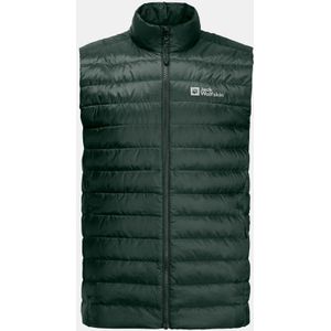 Jack Wolfskin - Pilvi Donsjack - Geïsoleerd Vest - Zwart - Polyester - RDS Gecertificeerd Dons