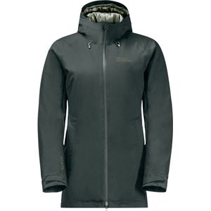 Jack Wolfskin - Stirnberg Ins JKT W - Winterjas - Leisteen Groen - Zeer Waterdicht en Winddicht