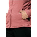 Jack Wolfskin - Fleecejack Taunus - Lichte Rekbare Ademende Midlayer - Kleur: Mineral Red