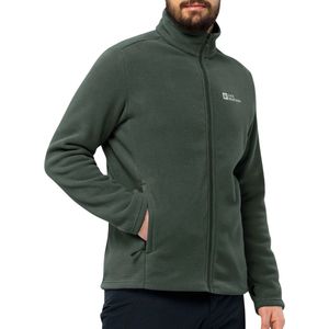 Jack Wolfskin - Winterstein - Fleecejack - Donkergroen - 100% Gerecycled Polyester
