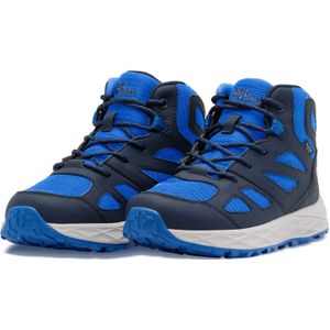 Jack Wolfskin Uniseks Woodland 2 Texapore Mid K wandelschoenen voor kinderen, Nacht Blauw, 26 EU