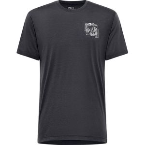 Jack Wolfskin - Vonnan Graphic - T-Shirt - Lichtblauw - TEXADRI