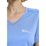 Jack Wolfskin - Crosstrail - T-shirt - Ademend - Blauw - Texadri