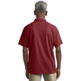 Jack Wolfskin - Delgami Polo M - T-shirt - Deep Ruby - Sneldrogend, Ademend, Geurwerend