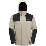 Jack Wolfskin - Jasper 2L - Hardshell Jas - Zwart - Ademend, Windwerend, Waterdicht